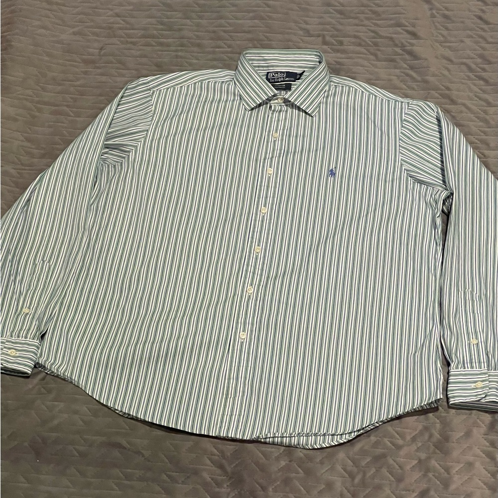 Polo Ralph Lauren Stanton button up shirt mens‎ size XL multi colored pre-owned